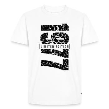 1977 Limited Edition Year of birth 1977 Grunge Decoration - Men's Premium Organic T-Shirt - white - Front - Nico (187cm)