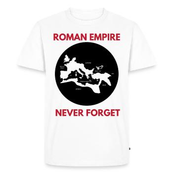 Empire romain - T-shirt Premium bio Homme - blanc - Devant - Nico (187cm)