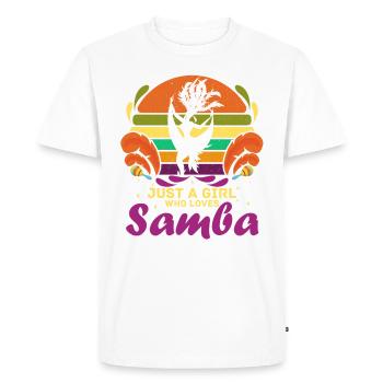 Girls, The Samba-brazil-dance-grape-samba - Men's Premium Organic T-Shirt - white - Front - Nico (187cm)