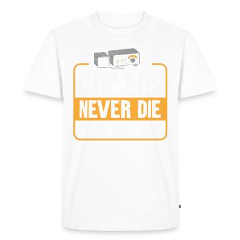 Funk Amateur Funker Funken Radio Hobby Cadeau - T-shirt Premium bio Homme - blanc - Devant - Nico (187cm)