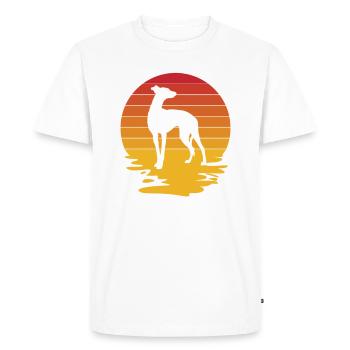 Greyhound Greyhound Cadeau - T-shirt Premium bio Homme - blanc - Devant - Nico (187cm)