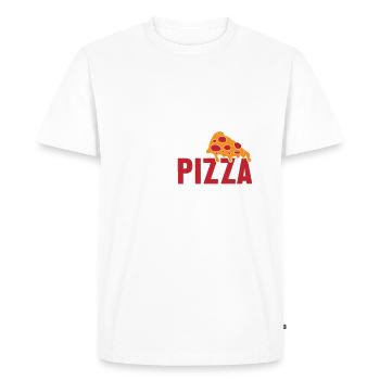 Guitare, Guitaristes, Guitare acoustique Bassistes - T-shirt Premium bio Homme - blanc - Devant - Nico (187cm)