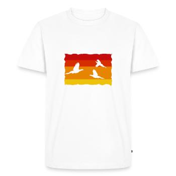 Pheasant Pheasant Hunting Bird Hunter Season Hunting Gift - Men's Premium Organic T-Shirt - white - Front - Nico (187cm)