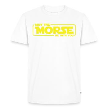 Funk Amateur Funker Funken Radio Hobby Cadeau - T-shirt Premium bio Homme - blanc - Devant - Nico (187cm)