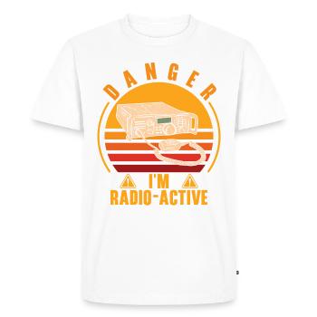 Funk Amateur Funker Funken Radio Hobby Geschenk - Männer Premium Bio T-Shirt - Weiß - Vorne - Nico (187cm)