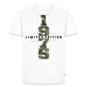 Camouflage 1975 Né Année de naissance 1975 Hommes - T-shirt Premium bio Homme - blanc - Devant - Nico (187cm)
