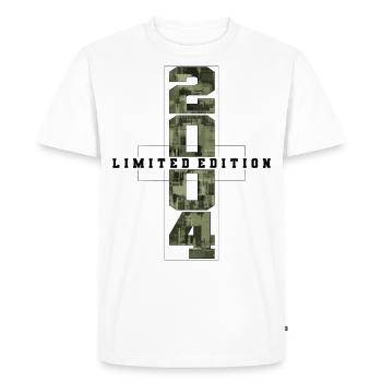 Camouflage 2004 Né Année de naissance 2004 Hommes - T-shirt Premium bio Homme - blanc - Devant - Nico (187cm)