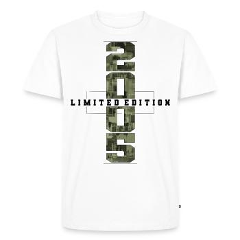 Camouflage 2005 Born Year of birth 2005 Boys - Men's Premium Organic T-Shirt - white - Front - Nico (187cm)
