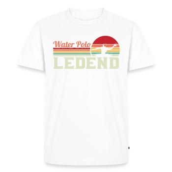 Water Polo Joueur de Water Polo Cadeau de Water Polo - T-shirt Premium bio Homme - blanc - Devant - Nico (187cm)