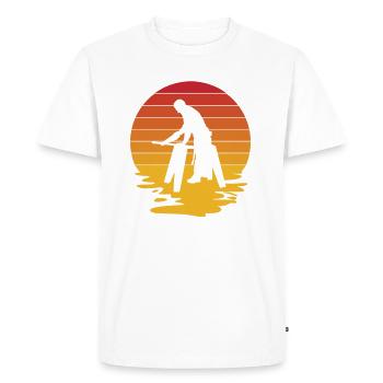 Charpentier Charpentier Menuiserie Charpentier - T-shirt Premium bio Homme - blanc - Devant - Nico (187cm)