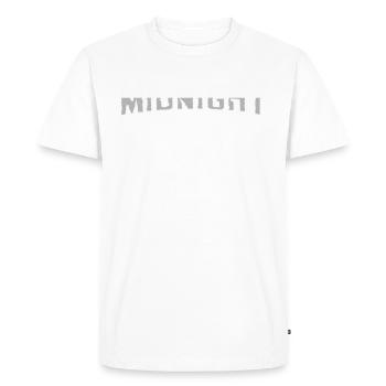 Motard Motocycliste Chopper Moto Rocker Cyclomoteur - T-shirt Premium bio Homme - blanc - Devant - Nico (187cm)