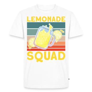 Lemonade Squad – Conception de cruche rétro - T-shirt Premium bio Homme - blanc - Devant - Nico (187cm)