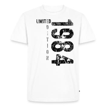 Édition Limitée 1984 Anniversaire Vintage 1984 - T-shirt Premium bio Homme - blanc - Devant - Nico (187cm)