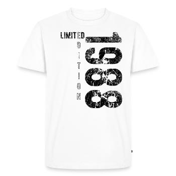 Édition Limitée 1988 Anniversaire Vintage 1988 - T-shirt Premium bio Homme - blanc - Devant - Nico (187cm)