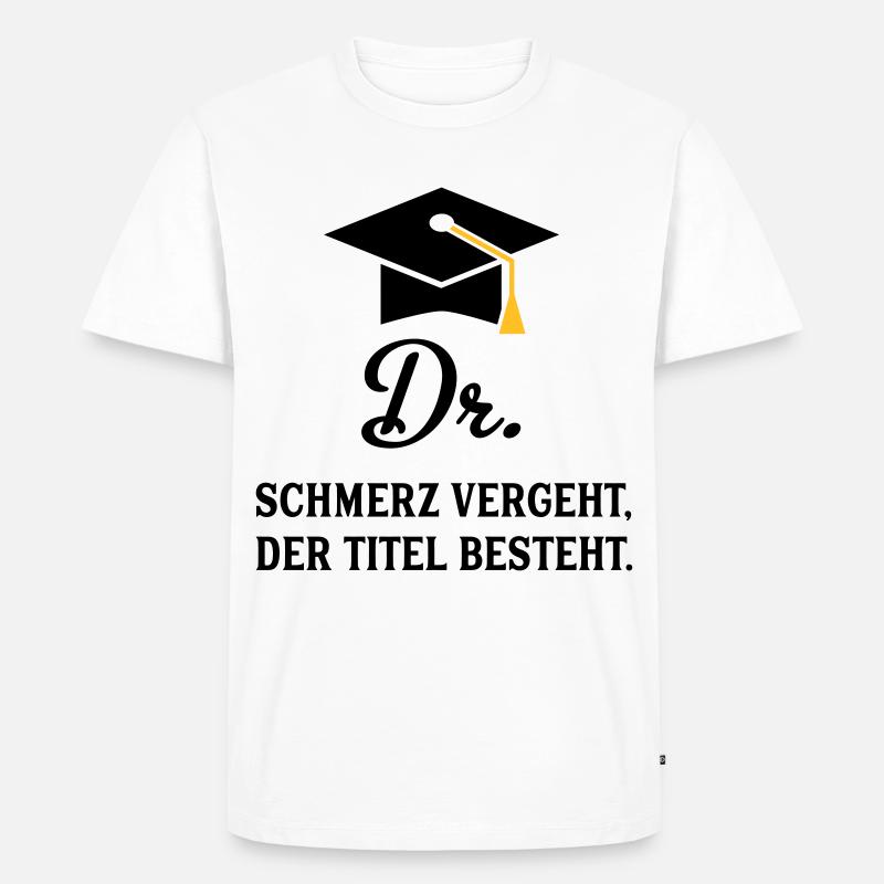 dr - Männer Premium Bio T-Shirt - Weiß
