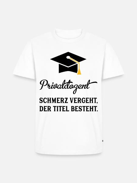 PD - Männer Premium Bio T-Shirt - Weiß