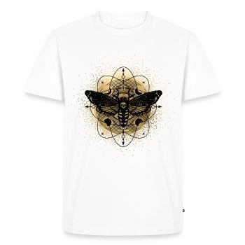 Tarot card occult astrology gothic esoteric - Men's Premium Organic T-Shirt - white - Front - Nico (187cm)