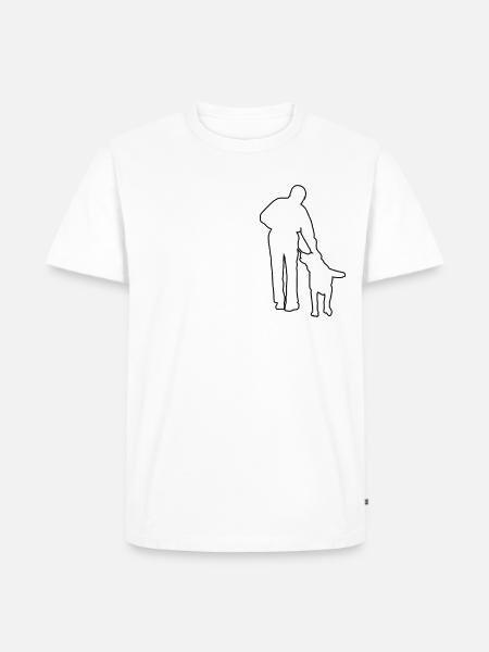 The walking dad - Männer Premium Bio T-Shirt - Weiß