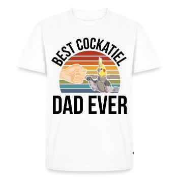 Calopsitte - T-shirt Premium bio Homme - blanc - Devant - Nico (187cm)