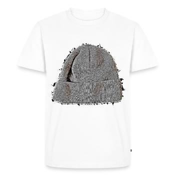 Bonnet - T-shirt Premium bio Homme - blanc - Devant - Nico (187cm)