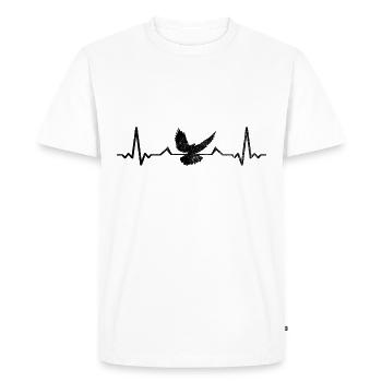 Pigeon pigeon fanciers carrier pigeons birds pigeon breeding - Men's Premium Organic T-Shirt - white - Front - Nico (187cm)