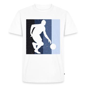 Basket-ball basket-ball équipe de basket - T-shirt Premium bio Homme - blanc - Devant - Nico (187cm)