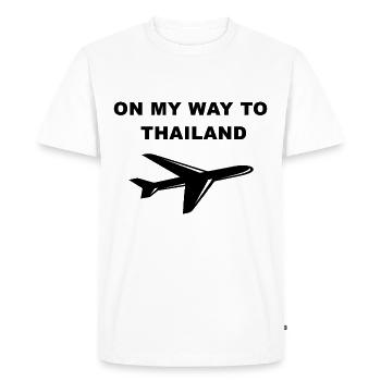 Thaïlande - T-shirt Premium bio Homme - blanc - Devant - Nico (187cm)