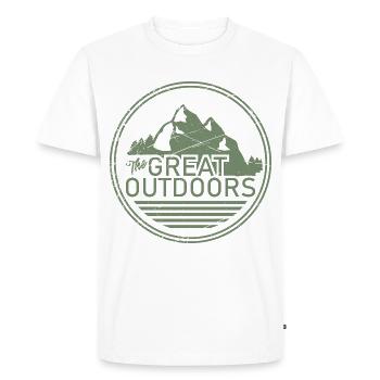 Mountain Climbers Climbing Gift Alps Mountain Sport - Men's Premium Organic T-Shirt - white - Front - Nico (187cm)