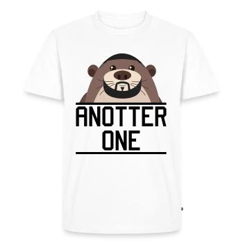 un autre - T-shirt Premium bio Homme - blanc - Devant - Nico (187cm)