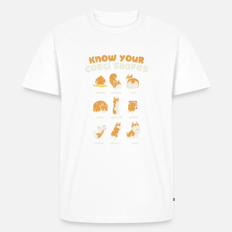 Corgi - Männer Premium Bio T-Shirt - undefined