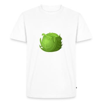 Chou - T-shirt Premium bio Homme - blanc - Devant - Nico (187cm)