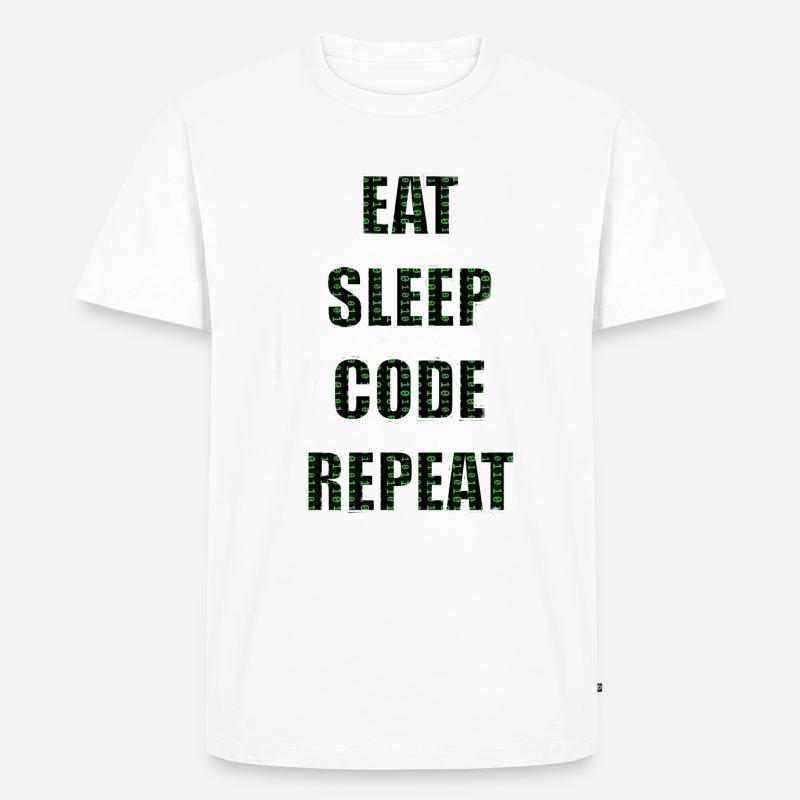 Programmeurs Programmation Code - T-shirt Premium bio Homme - blanc