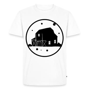 Vacances à la ferme et au ranch - T-shirt Premium bio Homme - blanc - Devant - Nico (187cm)