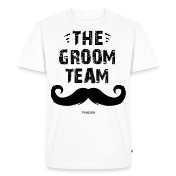 Bachelorette de mariage partie mariage cadeau d'amour - T-shirt Premium bio Homme - blanc - Devant - Nico (187cm)