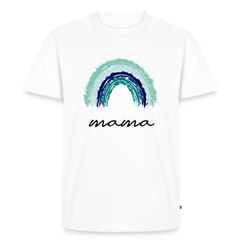 Momie - T-shirt Premium bio Homme - blanc - Devant - Nico (187cm)