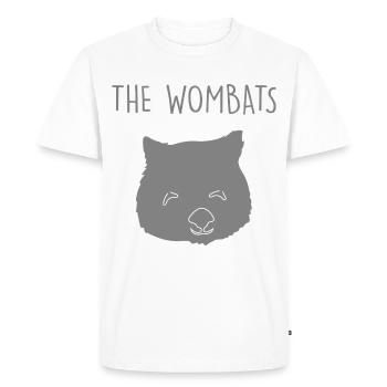 Le Wombat - T-shirt Premium bio Homme - blanc - Devant - Nico (187cm)