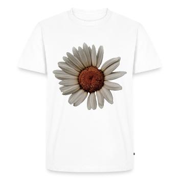 Marguerite - T-shirt Premium bio Homme - blanc - Devant - Nico (187cm)
