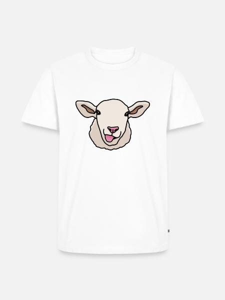 Sheep - Men's Premium Organic T-Shirt - white