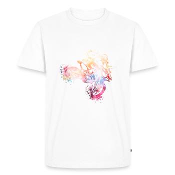 Le sport automobile - T-shirt Premium bio Homme - blanc - Devant - Nico (187cm)