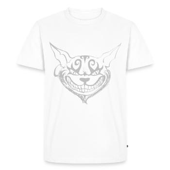 Chat grincheux - T-shirt Premium bio Homme - blanc - Devant - Nico (187cm)