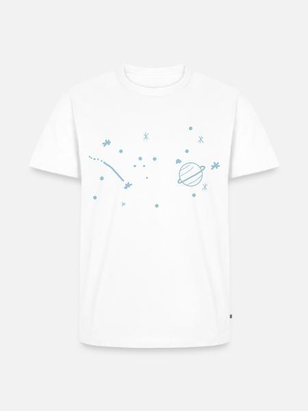 sternenhimmel - Männer Premium Bio T-Shirt - Weiß