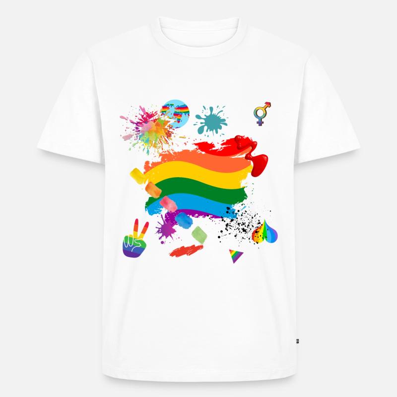 So pride ! - T-shirt Premium bio Homme - blanc