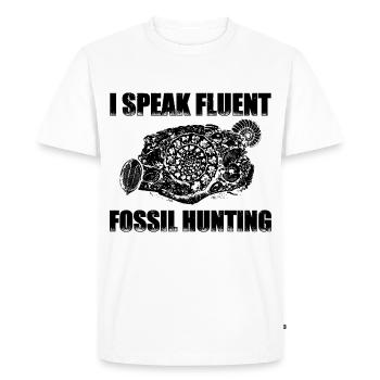 Fossiles Collectant des collectionneurs de fossiles Paléontologues - T-shirt Premium bio Homme - blanc - Devant - Nico (187cm)