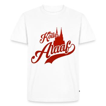 Kölle Alaaf Carnaval Cathédrale de Cologne Kölsch - T-shirt Premium bio Homme - blanc - Devant - Nico (187cm)