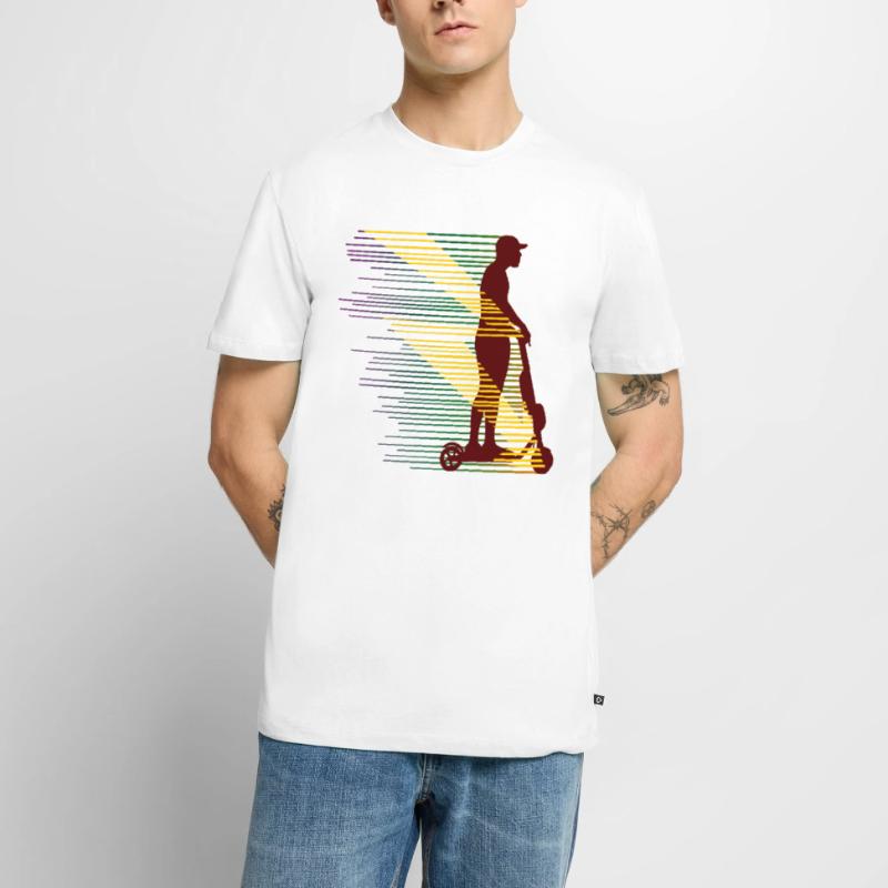 Electricscooter E-Roller Cityroller Geschenkidee b Männer Premium Bio T-Shirt