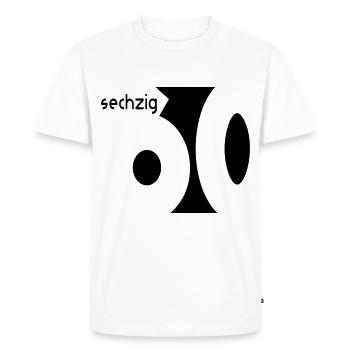 60. Geburtstag - Männer Premium Bio T-Shirt - Weiß - Vorne - Nico (187cm)
