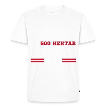 Landwirt Suche frau ab 500 hektar aussehen egal - Männer Premium Bio T-Shirt - Weiß - Vorne - Nico (187cm)