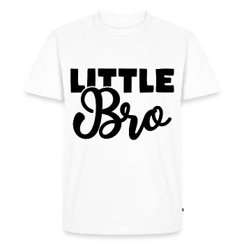 petit frère - T-shirt Premium bio Homme - blanc - Devant - Nico (187cm)