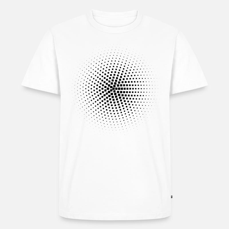 Effekt - Männer Premium Bio T-Shirt - Weiß