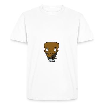 Personnage de dessin animé dessiné - T-shirt Premium bio Homme - blanc - Devant - Nico (187cm)